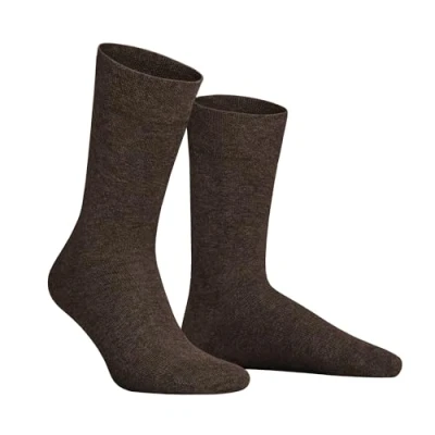 Abbildung von Hudson Herren Socken Relax Cotton druckfreier Bund Brownmel. 0763 47 48