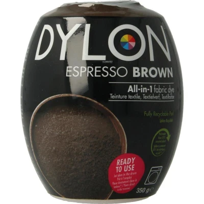 Abbildung von Dylon 350 g Maschinenfarbe Pod, espressobraun, 350G