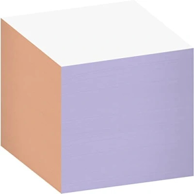 Abbildung von König &amp; Ebhardt Zettelwürfel weiß, lila, coral