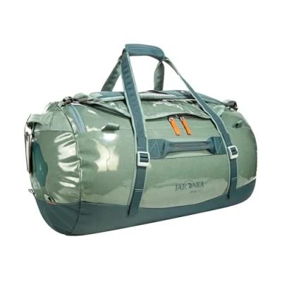 Abbildung von Tatonka Barrel 65L Wasserfeste Reisetasche mit Rucksackfunktion, großer Öffnung, gepolstertem Boden und abschließbarem Reißverschluss
