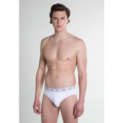 Abbildung von CR7 Cristiano Ronaldo 3P Basic Brief Schwarz/Weiß Baumwolle Small Herren