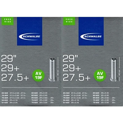 Abbildung von Schlauch Schwalbe AV19F TR4 Freeride Air Plus 27.5 29&quot; / 54/75 584/622 40mm Ventil