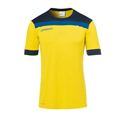 Abbildung von uhlsport Tshirt print, Herren, Größe: XL, Gelbblaublau