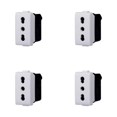 Abbildung von IXTRIMA Matix 2P+T 10/16A Zweipass Steckdose, Weiß