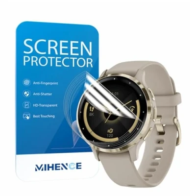 Abbildung von MIHENCE Schutzfolie Kompatibel mit Garmin Venu 3 Folie, TPU Premium Qualität Ultra HD Displayschutzfolie Smartwatch [3 Stück]