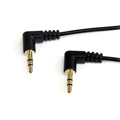 Abbildung von StarTech.com 1,8m 3,5mm rechts gewinkeltes Stereo Audiokabel St/St