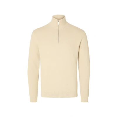 Abbildung von Selected Homme Slhdane Strickpullover, Herren, Größe: Large, Oatmeal