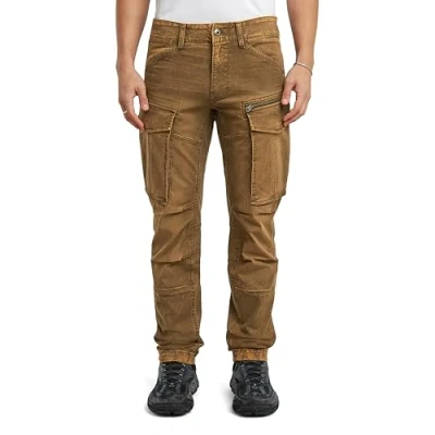 Abbildung von G STAR Herren Rovic Zip 3D Regular Tapered Pants Pants, Braun (Vintage Dust Desert Palm D02190 e172 h517), 36W / 36L