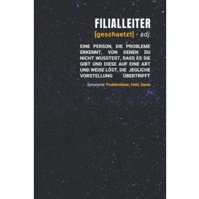 Abbildung von Filialleiter geschätzt: Notizbuch inkl. To Do Liste Das perfekte Geschenk für Männer, die eine Filiale leiten Geschenkidee Geschenke