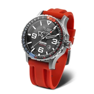 Abbildung von Vostok Europe Automatikuhr Automatik Polar Legend Rot/Schwarz