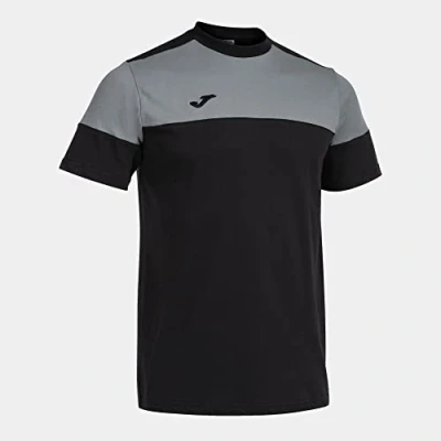 Abbildung von Joma Kurzarmshirt Mann Crew V schwarz grau