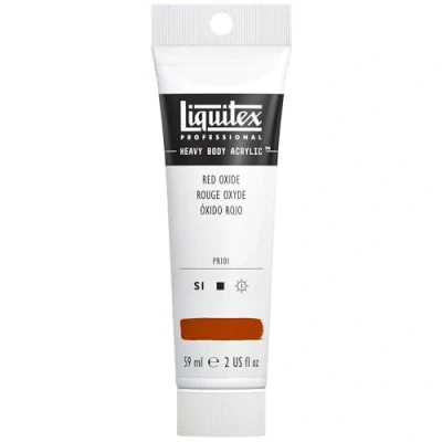 Abbildung von Liquitex 1045335 Professional Heavy Body Acrylfarbe in Künstlerqualität mit ausgezeichneter Lichtechtheit buttriger Konsistenz, 59ml Tube Oxidrot