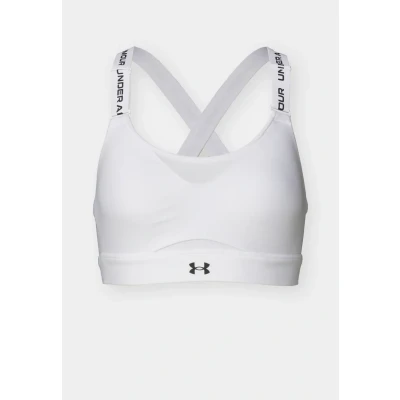 Abbildung von Under Armour Infinity HIGH 2.0 BRA Sportbh mit starker Stützkraft, Damen, Größe: XSxA C, White/black