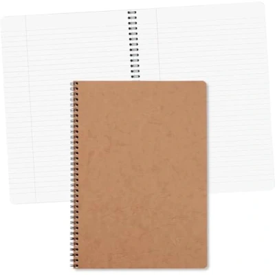Abbildung von Clairefontaine 78145C Spiralbuch Age Bag DIN A4, 21 x 29,7 cm, liniert mit Rand, 50 Blatt 1 Stück braun