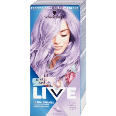 Abbildung von Schwarzkopf Live Semi permanente Haarfarbe L12 Lilac Blush, 80 g