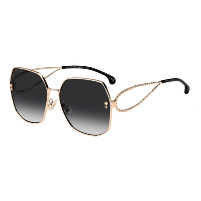 Abbildung von ETRO Damen 0071/F/S 000/9O Gläser SONNENBRILLEN Metall Gold Grau Quadratisch Normal Schattiert