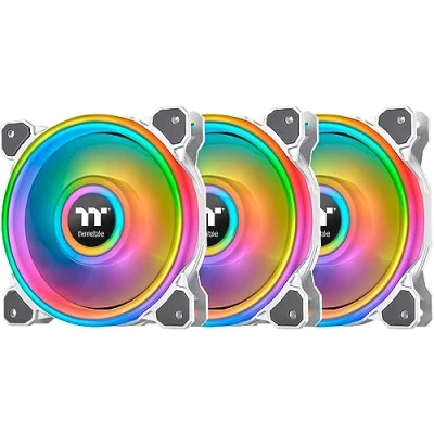 Abbildung von Riing Quad 14 RGB 3 Pack White Edition(Fan + Controller)