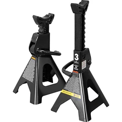 Abbildung von Torin AT43202B Wagenheberständer, Stahl, 3 Tonnen (2,7 kg) Tragkraft, Schwarz, 1 Paar