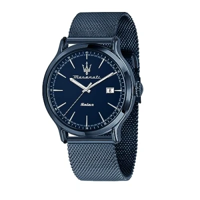 Abbildung von Maserati Uhr, Herren, Größe: One Size, Dunkelblau