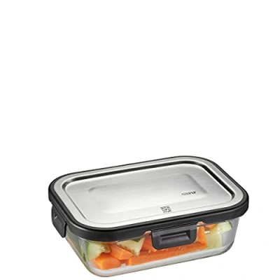 Abbildung von GEFU Lunchbox &quot;MILO&quot;, (1 tlg.), gelaserter QR Code zur Vorratskontrolle per App (nur für Android)