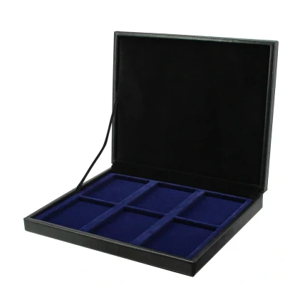 Abbildung von Safe, MünzSchutzkassette, Nova Deluxe UNO Fach Abm: 30x30 mm. (30 Stk.) Schwarz 245x200x35 pro Stk.