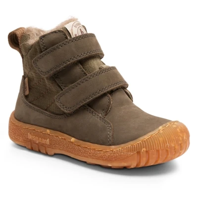 Abbildung von Bisgaard Winterboots &quot;helton tex&quot;, Barfußschuh, Klettstiefel, Winterschuh mit hochwertiger Lammwolle