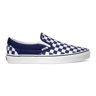 Abbildung von Vans Damen UA Classic Slip on Low Top Sneaker, Theory Beacon Blue, 13 Women/11.5 Men