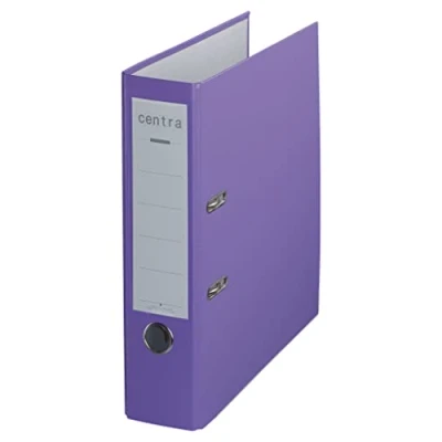 Abbildung von Centra Standard Ordner (grauappe RC, mit PP Folie kaschiert, A4, 8 cm Rückenbreite, Chromos) violett, 20 Stück