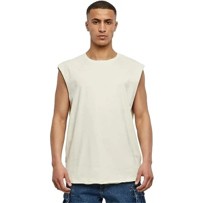 Abbildung von Urban Classics OPEN EDGE Sleeveless Top, Herren, Größe: Large, Whitesand