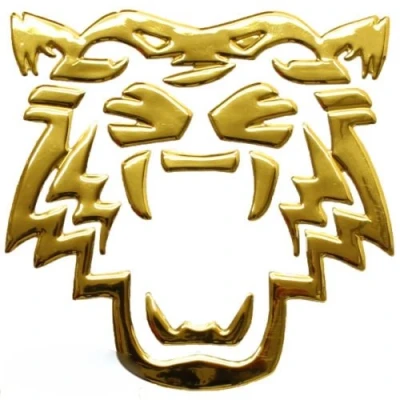 Abbildung von phil trade Aufkleber Sticker Gold Chrom 3D Emblem Tiger Auto Motorrad Styling DZ 30G