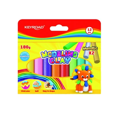 Abbildung von Plasticine KEYROAD 12x15g Mix Farben 1 Stk.