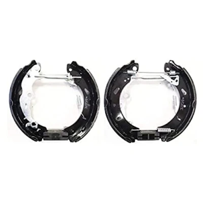 Abbildung von HELLA 8DB 355 022 861 Bremsensatz, Trommelbremse mit Zubehör, Radbremszylinder, Stellelement Handbremshebel FORD: FOCUS 3 Turnier