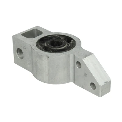 Abbildung von FEBI BILSTEIN 38663 Querlenkerlager mit Halter unten, Vorderachse rechts, hinten Aluminium Gummimetalllager VOLKSWAGEN: Touran I, GOLF 6