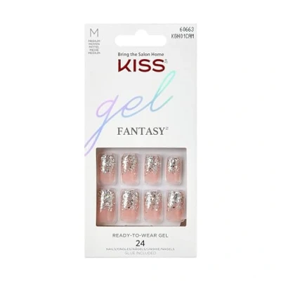 Abbildung von Kiss Gel Fantasy Nails Fanciful, Mehrfarbiges 1er Pack (1 x 24 Stück)