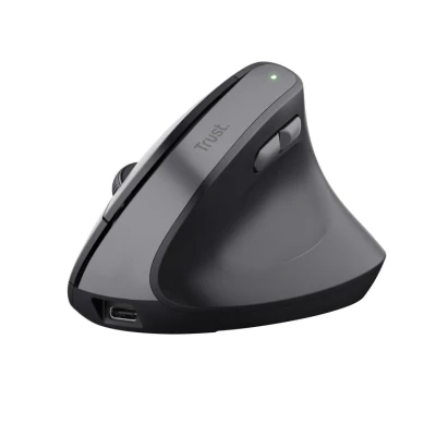 Abbildung von Trust TM 270 Ergonomische Maus Kabellos Optisch Schwarz 6 Tasten 800 DPI, 1200 1600 2400 DPI Ergonomisch, Ger