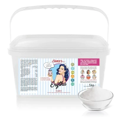 Abbildung von SWEETme® Erythritol 5 kg Erythrit Erytha natürlicher Zucker Ersatz, kalorienfreies Süßungsmittel, vegan, zahnfreundlich