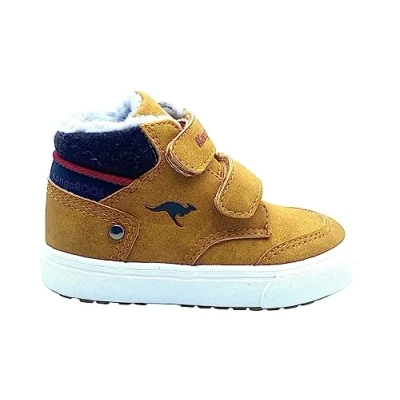Abbildung von Kangaroos KAVU Primo Unisex Sneaker high für Kinder, Größe: 26, Tan yellow/rouge Schuhe