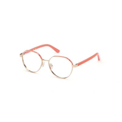 Abbildung von Guess Damen GU50124 074 Rahmen von BRILLEN Metall Rosa Rund Normal