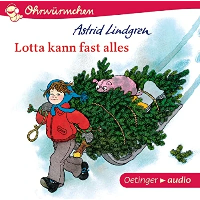 Abbildung von Lotta kann fast alles: Ohrwürmchen. Astrid Lindgren Kinderbuch Klassiker als Hörbuch. Oetinger Kinder CD ab 4 Jahren über Weihnachten und Advent (Lotta aus der Krachmacherstraße)