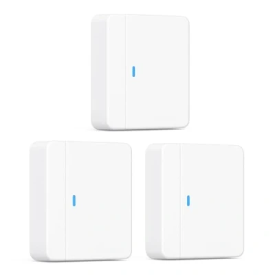 Abbildung von X Sense Smart Türsensor, Sicherheitskit AS05/AS08 Zubehör, mit austauschbarer Batterie, kompatibel Alexa, für Verschiedene Türen und Fenster in Wohnungen, Schlafsälen SDS0A, 3er Set