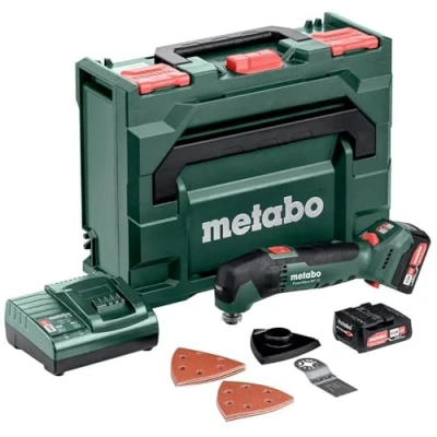 Abbildung von Metabo PowerMaxx MT 12 613089500 Akku Multifunktionswerkzeug inkl. Zusatzakku, Ladegerät, Koffer, Zubehör V 2 Ah