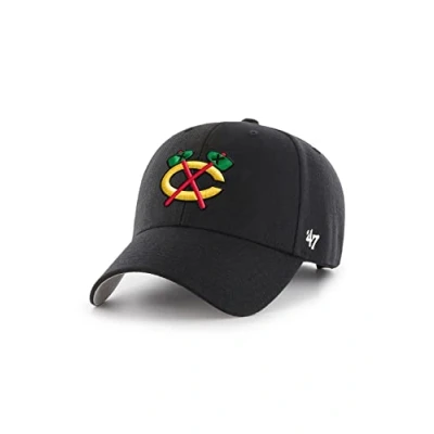 Abbildung von &#039;47 Chicago Blackhawks Cap, Herren, Größe: One Size, Schwarz