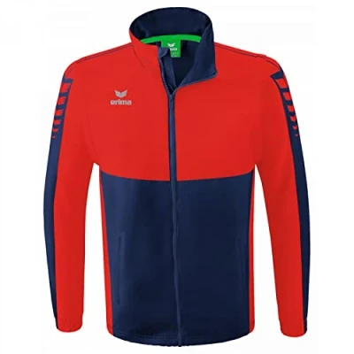 Abbildung von Erima Unisex Six Wings Jacke mit abnehmbaren Ärmeln, new navy, 4XL