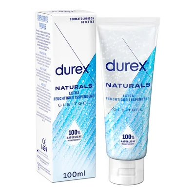 Abbildung von durex Gleitgel Naturals Extra Feuchtigkeitsspendend 100 ml, 1 tlg., pH freundlich