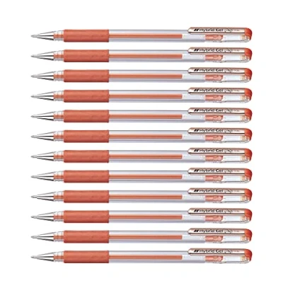 Abbildung von Pentel Tintenroller mit Geltinte, 0,8 mm Lot de 12 Bronze métallisé