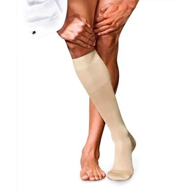 Abbildung von FALKE Herren Kniestrümpfe No. 9, Pure Fil d&#039;Écosse Baumwolle, 1 Paar, Beige (Sand 4320), 39 40