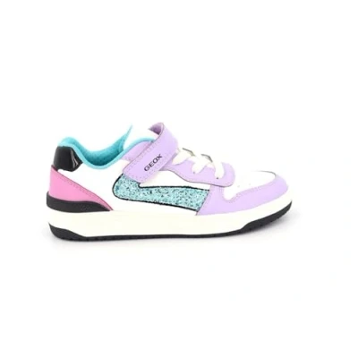 Abbildung von Geox Washiba GIRL Sneaker low für Kinder, Größe: 39, Lilac/turquoise Schuhe
