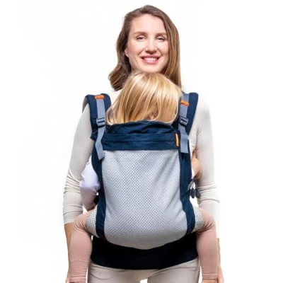 Abbildung von Beco Toddler Babytrage mit extra breitem Sitz Kindertragerucksack aus 100% Polyester 3D Performance Netzstoff, 2 Tragepositionen, Kindertrage Bauch/Kindertrage Rücken, Wandern, 9 27 kg