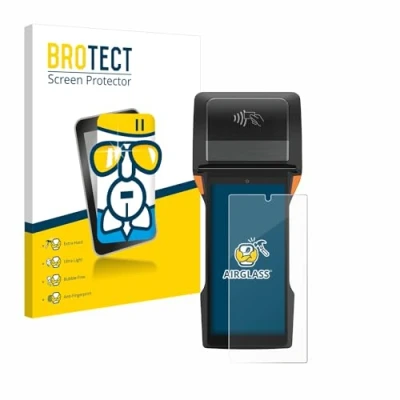 Abbildung von BROTECT Schutzglas für Sunmi V2s Plus Schutzfolie Panzer Folie Glas [Extrem Kratzfest 9H, Anti Fingerprint, Ultra Transparent]