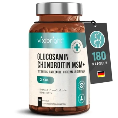 Abbildung von VitaBright Glucosamin Chondroitin MSM Kapseln